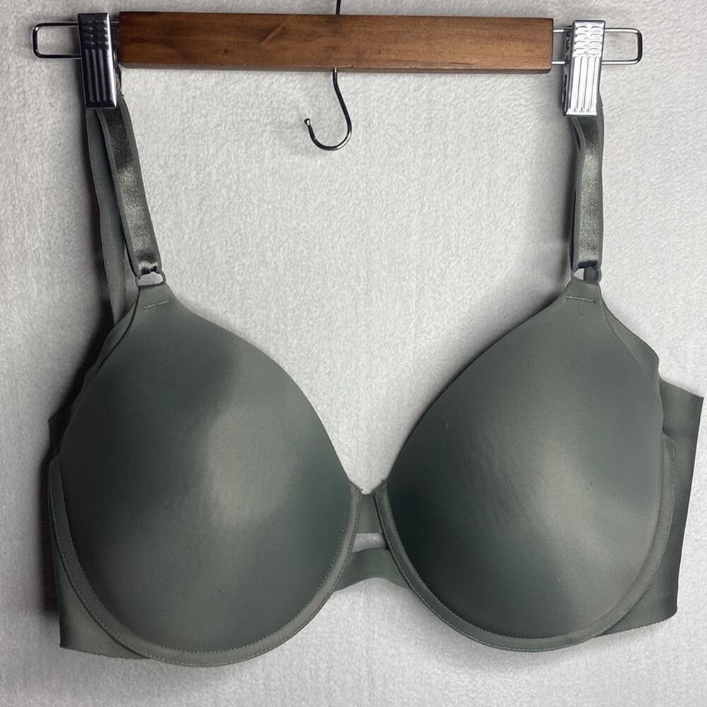 Warner's padded underwire bra 38 DD olive Green/gray